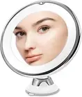 10X Magnifying Mirror With LED Lights Make Up Shaving Illuminated Cosmetic AU