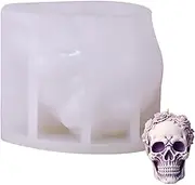 Fellflying Skull Molds for Resin | Resin Molds Skull | Handcrafted Candle Molds for Candle Making, Epoxy Silicone Resin Casting Mold for Scented Candles Resin Craft