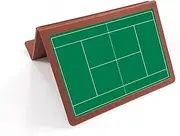 Tennis Coach Board Clipboard,Tennis Coaching Board,Magnetic Tactical Board, Double-Sided Coach Marker Board, for Strategy Planning, with 2 Whiteboard Pens, Strategy Clipboard
