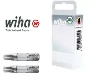 Wiha Tools T30 Standard Bit Set Torx - Set of 2 in Box