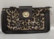 Cole Haan Woman Leopard Hair Calf Izzie Clutch Bag New With Tags