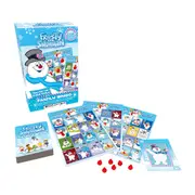 Aquarius Frosty the Snowman Family Bingo Card Game Friends Party Night Play