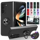 For Samsung Galaxy Z Fold6 5 4 3 Ring Holder Folding Case Shockproof Phone Cover