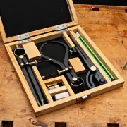 7-Piece Steel Caliper & Compass Set – Heavy-Duty Drafting Tools with Case