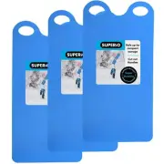 Snow Sled Flexible Carpet Sled 36" Snowboard for Kids-Blue 3 Pack