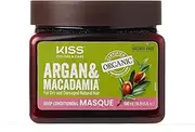 Kiss Colours & Care Organic Argan & Macadamia Deep Conditioning Masque 500ml
