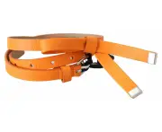 Scervino Street Elegant Leather Double Buckle Belt
