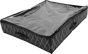 BUGUUYO Underbed Shoe Organizer Storage Bag Multi Purpose Holder for Sneakers Dress Shoes Breathable Materials Space Saving Design for Closet Travel Compartment Design