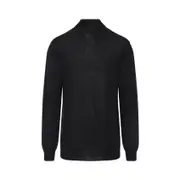 [Rick Owens] Rick Owens-Black Oversized Turtle Wool Pullover-Uomo M STAND