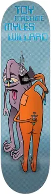 Toy Machine Myles Willard Brain Chip Skateboard Deck 8.25 Pro Model