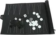5 Backgammon Sets for Adults,Lightweight Roll Up Travel Backgammon Set - Lightweight PU Leather Backgammon Games Roll Up Travel Style? Seta-au