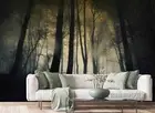 3D Dark Forest Wallpaper Wall Mural Removable Self-adhesive 1014
