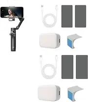 TEHAOUU Magnetic Fill Light Compatible with DJI Osmo Mobile 7/6/5 Smartphone Gimbal Stabilizer Fill Light Accessories (2)
