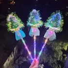 Christmas Tree Glow Stick Magical Wand Props Light-Up Wand Xmas Home Decor