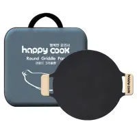 在飛比找momo購物網優惠-【happy cook】韓國製 大理石不沾烤盤 38cm 旗