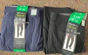 Eddie Bauer Men's Water-Repellent Fleece Lined Stretch Tech Pant Black And Blue
