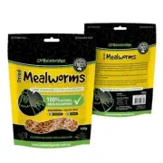 BAINBRIDGE DRIED MEALWORM FOR POULTRY BIRDS LIZARDS TURTLES FISH 100G 250G 750G