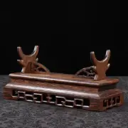 Ruyi Ornament Base Bracket Bracket Chicken Wing Wood Solid Wood Display Base