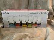 Trinkware - Rainbow Collection DOF Glass. Holds 11 oz. Set of 6 Colors