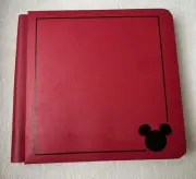 Creative Memories Disney Mickey Mouse 7x7 Photo Album Scrapbook Red 15 Pages New