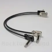 Sommer SC-Onyx Tynee Patch Cable - Right Angle to Right Nickel Squareplugs