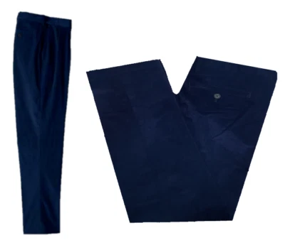 Lands' End Men's Corduroy Pants Navy 37W X 30L