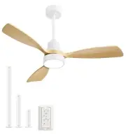Sofucor 48 Inch Smart Ceiling Fan with Lights and Remote/APP Control, Work wi...