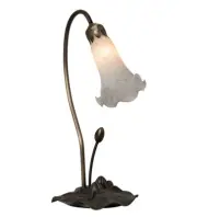 Meyda Tiffany 13730 16" Tall Gooseneck Table Lamp - MultiColor