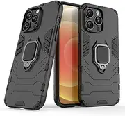 Case for iPhone 14 Pro Max,Hybrid Heavy Duty Protection Shockproof Defender Kickstand Armor Case Cover,Black
