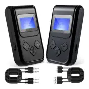 2 PCS 4 in 1 in Flight Bluetooth Transmitter Receiver Low Latency 6012
