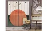 3D Sun Flock Birds 1104 Boris Draschoff Curtain Curtains Drapes