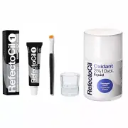 Refectocil Eyebrow Tinting Kit with Tint Brush & Liquid Developer [Choose Color]