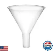 EISCO Powder Funnel, 2.6" - Polypropylene Plastic - Parallel Stem - Resistant