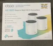 TP-Link Deco X25 AX1800 Mesh Wi-Fi 6 Router Wireless Internet System (3-Pack)