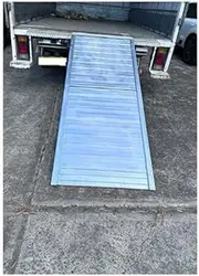 Folding Loading Ramp, 2.1m x 800mm, 400kg Capacity, Aluminium