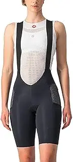 [CASTELLI] Women's Free Unlimited Bib Short, Black, X-Large
