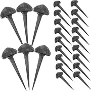 50pcs Horseshoe Nails for Farriers Iron Small Horse Equipment Stable Horse Tools Metal Horseshoe Fixing Nails