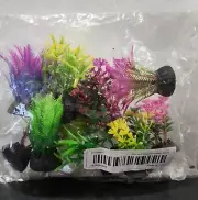 10 PIECE MINI SIMULATION WATER PLANTS FOR FISH TANK
