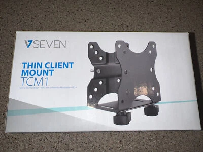 Thin Metal Mount Shelf Stand Save Space Mount on Wall Pole Monitor VESA TCM1 NEW