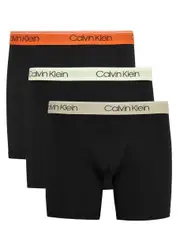 Calvin Klein Logo Stretch-jersey Boxer Briefs - set of Three - Black - M M