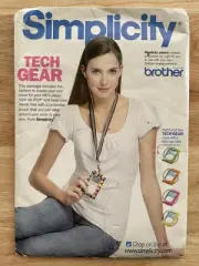 Simplicity 0541 Tech Gear Holders One Size Sewing Pattern FF UNCUT