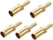 Toddmomy 1set Brass Fitting Nozzle Reducer Coupler Adapter for Hose Connection Lightweight Easy to Install for Irrigation Air Compressors and Automatic Manufacturing 5pcs