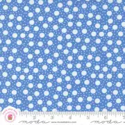 Moda PICNIC POP 22437 23 Blue Polka Dots ME & MY SISTER Quilt Fabric