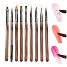 Design Brushes for Nail Art 9X Nail Art Design Pen Painting Tools Nail Dotting