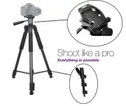 Heavy Duty 75" Prof Tripod w/Case For Pentax 645D 645Z K-3 K-3 II K-50 K-S1 K-S2