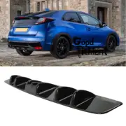 For Honda Civic Accord 7 Fins Car Rear Bumper Spoiler Wing Lip Diffuser Decor AU (for: Honda Civic)