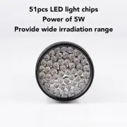 UV Flashlight 51pcs Light Chips LED Black Light Torch For Pet Urine Fluoresc SD0
