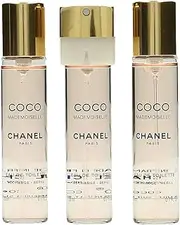 Chanel Coco Mademoiselle Twist & Spray Eau De Toilette Refill 3x20ml