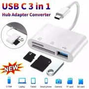 TF/SD Card Adapter Camera Reader Camera Android Type-c For iPhone16 Pro Max Plus