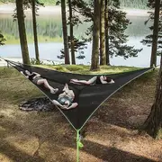 Large Aerial Camping Hammock, 3-Hour Multi-Person Portable Hammock